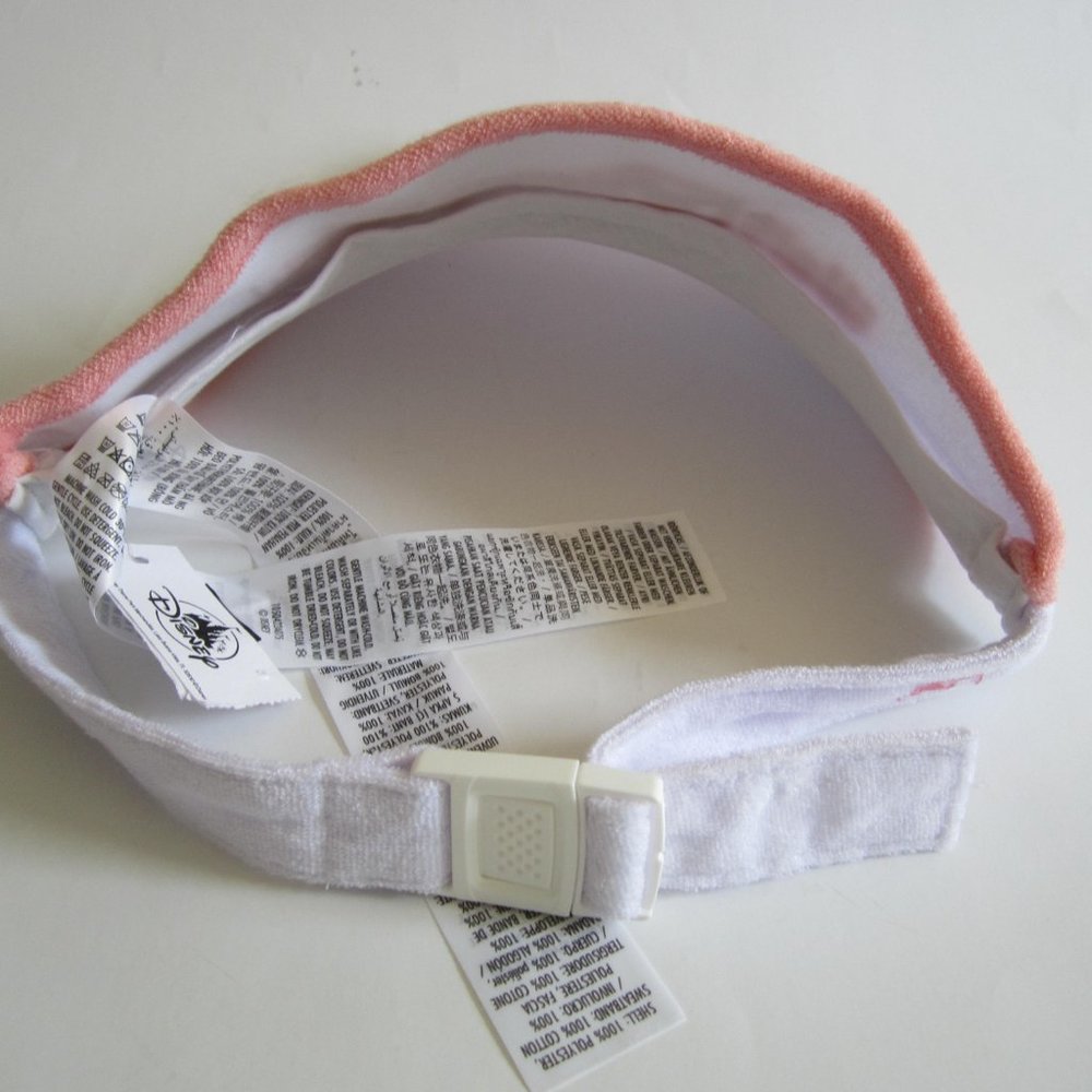 Walt Disney World Visor Hat Pink White - Picture 2 of 5